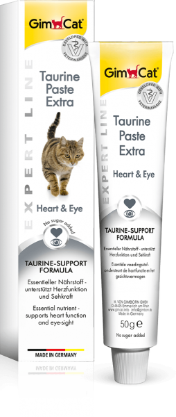 Тауринова Паста за котки 50 г - GimCat Expert Line - Препоръчана от ветеринарите
