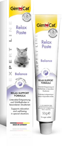 Успокояваща паста за котки Relax Paste 50 г – GimCat Expert Line - Препоръчана от ветеринарите