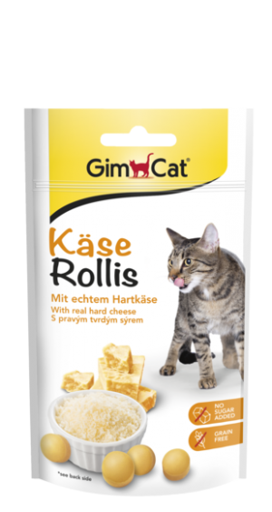 Витамини за котки на таблетки с пармезан - 50g GimCat Cheezies