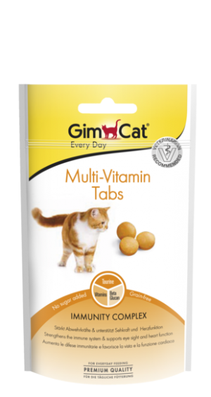 GimCat Multi-Vitamin Tabs - Мулти-витаминни таблетки, 40 г