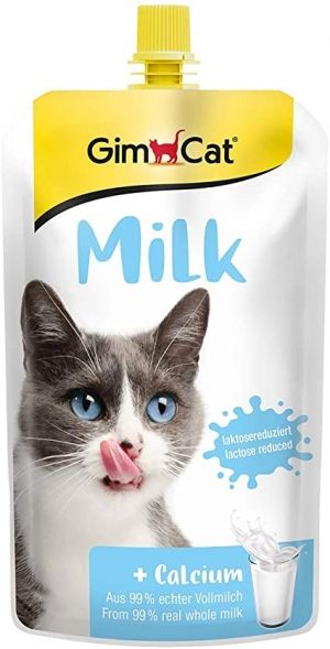 GimCat Latte 200 мл - Течно мляко за котки с ниско съдържание на лактоза