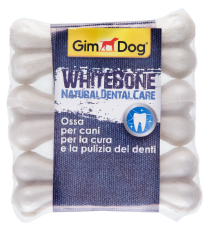GimDog Whitebone 3 бр, 9 см - Бял кокал за кучета за естествена дентална грижа