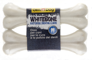 GimDog Whitebone 2 бр, 14 см - Бял кокал за кучета за естествена дентална грижа