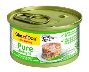GimDog - Pure Delight - Консерва с пилешко и агнешко месо
