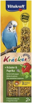 Vitakraft ® Kräcker ® - Оригинален Крекер на Витакрафт с билки и чушка 2 бр.