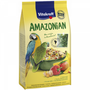 Основна ежедневна храна за големи папагали - 750г Vitakraft Amazonian
