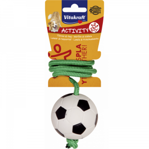 Vitakraft® Играчка за куче "Футболна топка на въже" 