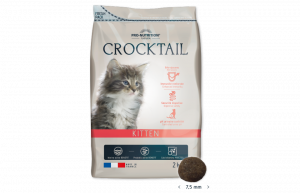 Crocktail KITTEN Пълноценна храна за малки котенца, за женски котки в края на бременността и в период на кърмене 2 kg