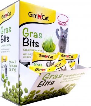 Котешка трева на таблетки - 15g GimCat GrasBits