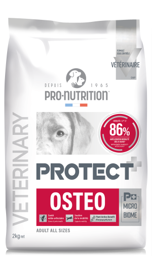 NEW Formula PROTECT DOG OSTEO 2 kg - Пълноценна диетична храна за кучета със специфични хранителни потребности - "Подпомагане на метаболизма на ставите при остеоартроза". "Подпомагане на сърдечната дейност при хронична сърдечна недостатъчност. Франция.