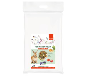bunny Rabbit Dream VEGETABLES 4,0 кг – Храна за зайчета от 6-ия месец с витаминозни зеленчуци: тиква, чушка, пащърнак, стъбълца от магданоз + тримело
