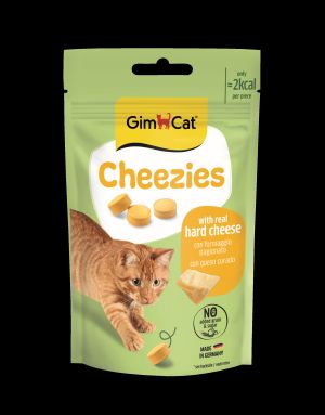  Бонбони със СИРЕНЕ 50 г - 50 g GimCat CHEEZIES; Таблетки със сирене от Гимборн, Германия