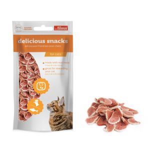 LES FILOUS MINI CHIKEN’N FISH МЕСНИ ХАПКИ за котка ПИЛЕ и РИБА 50г