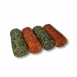 LES FILOUS 4 X S SPONGE ROLL  ДЕНТАЛНO РУЛО 4 бр. (пореста сърцевина) за куче, размер S