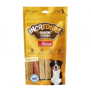 LES FILOUS 14 X CHEWY TWISTED STICK  14 X ДЪВЧАЩИ ДЕНТАЛНИ СОЛЕТИ за куче, УВИТИ