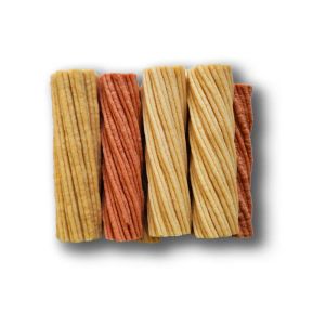 LES FILOUS 14 X CHEWY TWISTED STICK  14 X ДЪВЧАЩИ ДЕНТАЛНИ СОЛЕТИ за куче, УВИТИ
