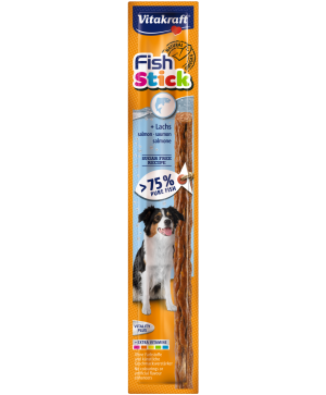 Лакомства за кучета - Vitakraft Fish Stick - Саламена пръчица със сьомга